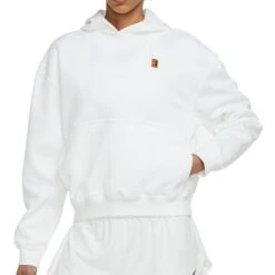 Nike Court Womens Fleece Hoodie -Tennis Gear Shop DC3580 100