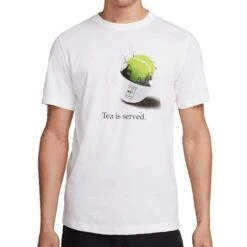 Nike Court Dri Fit Tee Shirt -Tennis Gear Shop FD0030 100