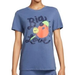 Nike Dri Fit Graphic Tee Shirt -Tennis Gear Shop FJ2705 491