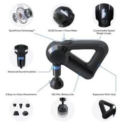 Therabody Theragun Elite Percussive Massage Gun -Tennis Gear Shop G4 ELITE BLK 6