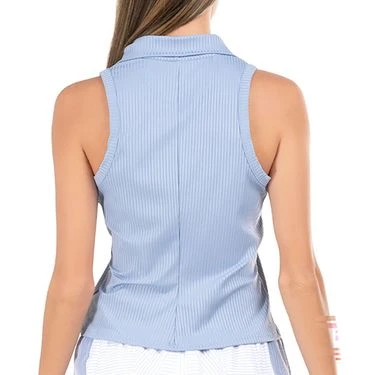 K-Swiss K Swiss Glace & Infinity Sleeveless Rib Polo 2 K-Swiss K Swiss Glace & Infinity Sleeveless Rib Polo - Image 2