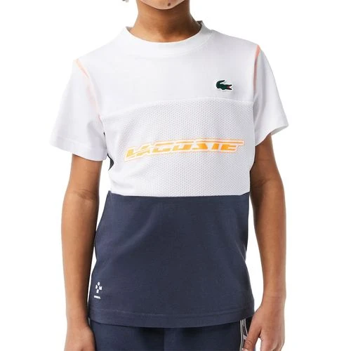 Lacoste Boys Daniil Medvedev Jersey Tee 2 Lacoste Boys Daniil Medvedev Jersey Tee - Image 2