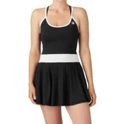 Fila La Finale Pleated Dress 5 Fila La Finale Pleated Dress -Tennis Gear Shop TW31C995 001