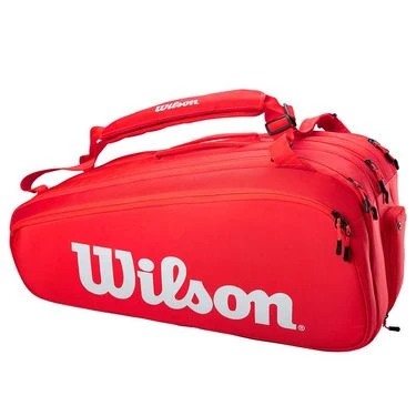 Wilson Super Tour Red 15 Pack Tennis Bag 1 Wilson Super Tour Red 15 Pack Tennis Bag